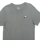 NIKE Mens Grey Classic T-Shirt S Short Sleeve Crew Neck Cotton Blend