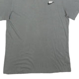 NIKE Mens Grey Classic T-Shirt S Short Sleeve Crew Neck Cotton Blend
