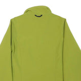 JACK WOLFSKIN Womens Green Outdoor Jacket UK 8 Polyester Blend Zip Softshell