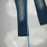 Diesel Boot Cut Flare Jeans - 30W UK 8 Blue Cotton