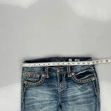 Miss Me Skinny Jeans - 29W UK 8 Blue Cotton Blend