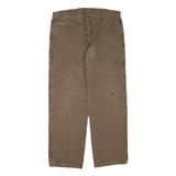 DICKIES Mens Jeans Brown Regular Straight Denim Good Condition W40 L32 Workwear