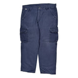 Carhartt Cargo Trousers - 40W 30L Navy Cotton
