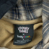 Looney Tunes Characters Looney Tunes Cartoon Hoodie - Small Beige Cotton