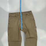 Wrangler Carpenter Pants - 33W 32L Khaki Cotton