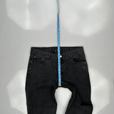 501 Levis Jeans - 35W 30L Black Cotton