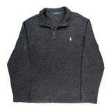 Polo By Ralph Lauren 1/4 Zip - XL Gray Cotton