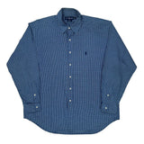 Blake Ralph Lauren Checked Shirt - XL Blue Cotton