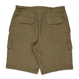 Duluth Cargo Shorts - 36W 11L Khaki Cotton