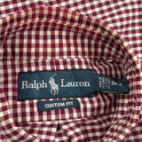 Ralph Lauren Checked Shirt - Small White Cotton