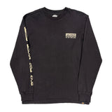 For The Night Shift Dickies Long Sleeve T-Shirt - Medium Black Cotton