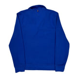 Tommy Hilfiger 1/4 Zip - Large Blue Cotton