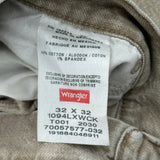 Wrangler Carpenter Pants - 32W 32L Khaki Cotton