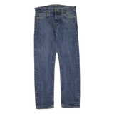CARHARTT Womens Regular Fit Blue Denim Cotton Blend Jeans W34 L32 Classic Zip
