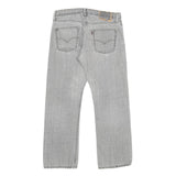 LEVI'S 514 Classic Mens Jeans Grey Classic Straight Denim Light W32 L30
