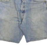 LEVI'S Mens Denim Blue Shorts 2XL W36 Casual Cotton Blend Classic Fit