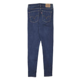 LEVI'S Womens Jeans Blue Slim Skinny Denim Medium W26 L28 Stretch Zip