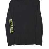 CALVIN KLEIN PERFORMANCE Womens Black Hoodie S Zip Up Lightweight Cotton Blend