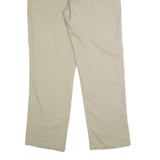 DICKIES Mens Classic Beige Trousers W36 L34 Zip Closure Plain Fit Workwear