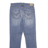 LEVI'S Mid Rise Skinny Womens Jeans Blue Slim Denim Medium W28 L30 Stretch