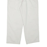 POLO RALPH LAUREN Mens Cotton Blend Relaxed White Trousers W37 L27 Casual