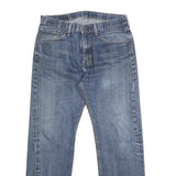 LEVI'S 505 Mens Jeans Blue Regular Straight Denim Medium W32 L32 Classic Zip