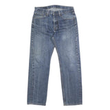 LEVI'S 505 Mens Jeans Blue Regular Straight Denim Medium W32 L32 Classic Zip