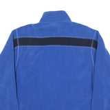 OUTDOOR Mens Blue & Black Plain Pullover Jumper Crew Neck M Polyester Outdoor