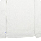 CHAMPION Mens White Crew Neck M Cotton Blend Classic Sweatshirt Pullover