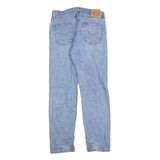 LEVI'S 505 Mens Jeans Blue Regular Straight Denim Light W33 L32 Classic Fit Zip