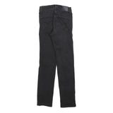 LEVI'S Womens Slim Black Denim Slim Jeans Cotton Blend W25 L27 Classic Fit