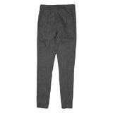 REISS Womens Cotton Blend Black Slim Tapered Trousers W25 L27 Elegant Fabric