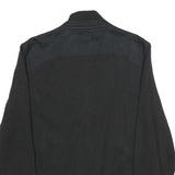 PUMA Mens Black Jacket L Cotton Plain Zip Casual Sportswear