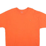 CHAMPION Mens Orange Crew Neck Short Sleeve T-Shirt 2XL Classic Cotton Blend