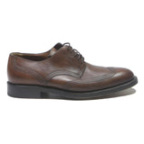 BALLY Mens Derby Leather Brown Shoes UK 6 Classic Formal Dress Footwear