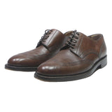 BALLY Mens Derby Leather Brown Shoes UK 6 Classic Formal Dress Footwear