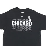MAJESTIC Mens Black Chicago White Sox Graphic T-Shirt L Short Sleeve Crew Neck