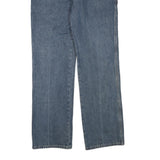 DICKIES Mens Blue Regular Straight Denim Medium Zip W36 L34 Cotton Blend