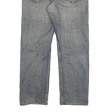 LEVI'S 505 Mens Jeans Blue Regular Straight Denim Medium W32 L28 Classic Zip