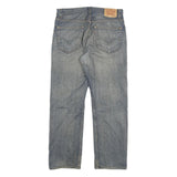 LEVI'S 505 Mens Jeans Blue Regular Straight Denim Medium W32 L28 Classic Zip