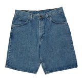 Wrangler Denim Shorts - 34W 9L Blue Cotton