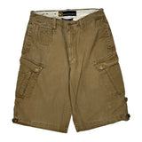 Nautica Cargo Cargo Shorts - 31W 12L Brown Cotton