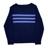 Polo By Ralph Lauren Striped Sweater - Large Blue Cotton