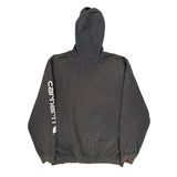 Carhartt Hoodie - Large Gray Cotton Blend