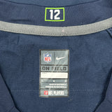 Seattle Seahawks Nike Nfl Football Jersey - Large Navy Polyester
