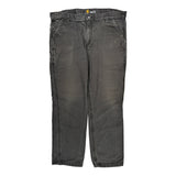 Carhartt Double Knee Carpenter Pants - 38W 32L Gray Cotton
