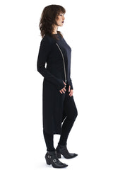 Asymmetrical Zipped Tunic