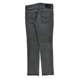 Levis Slim Fit Jeans - 32W 30L Grey Cotton