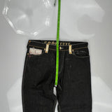 Coogi Graphic Jeans - 38W 32L Black Denim