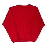 Vintage Polo By Ralph Lauren Sweatshirt - Small Red Cotton Blend